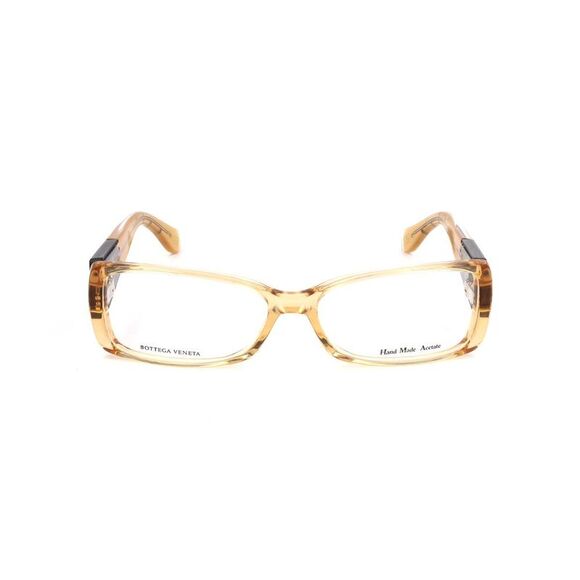 Bottega Veneta BV0005O Amber Rectangle Eyeglasses Women...